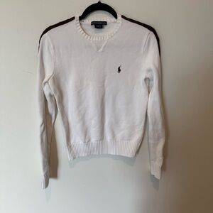 Ralph Lauren Golf White Crewneck Sweater Men’s Size Medium Preppy Collegiate